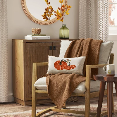 Oversized Recycled Knit Throw Blanket - Threshold™ 1 Oversized Recycled Knit Throw Blanket - Threshold™