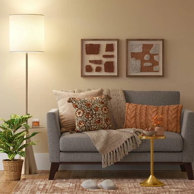 Modern Floor Lamp With Table Brass (Includes LED Light Bulb) - Threshold™ 2 Modern Floor Lamp With Table Brass (Includes LED Light Bulb) - Threshold™ - Image 2