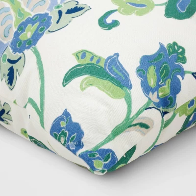 Decorative Throw Pillow Jacobean Floral - Threshold™ 2 Decorative Throw Pillow Jacobean Floral - Threshold™ - Image 2