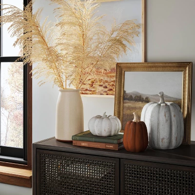 Extra Large Tall Ceramic Pumpkin - Threshold™ 1 Extra Large Tall Ceramic Pumpkin - Threshold™