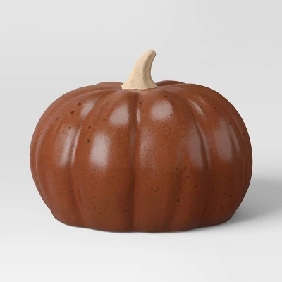 Ceramic Pumpkin Rust - Threshold™ 3 Ceramic Pumpkin Rust - Threshold™ - Image 3