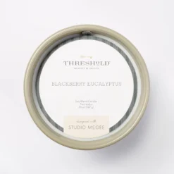 20oz Ceramic Blackberry Eucalyptus Candle Green - Threshold™ Designed With Studio McGee -Threshold Décor Deals Store GUEST 870ce181 98d9 4be6 a455 6aadadca64e1