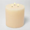 Pillar Vanilla Bean And Amber Candle - Threshold™