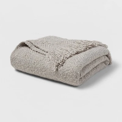 Fringed Boucle Bed Throw - Threshold™ 3 Fringed Boucle Bed Throw - Threshold™ - Image 3