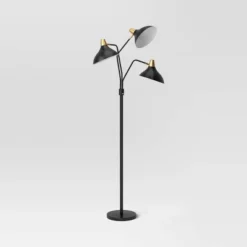 3-Head Floor Lamp Black - Threshold™ -Threshold Décor Deals Store GUEST 91c421c7 0e9a 4029 be26 8dda23a6086f
