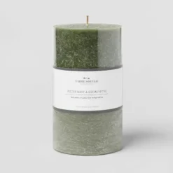 Pillar Candle Water Mint & Eucalyptus Green - Threshold™ 11 Pillar Candle Water Mint & Eucalyptus Green - Threshold™ -Threshold Décor Deals Store GUEST 9334b329 4ec4 4a9f a3e0 c2b1ff2ee7be