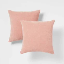 2pk Chenille Square Throw Pillows - Threshold™ -Threshold Décor Deals Store GUEST 95205e56 7de2 4323 b599 d4caabab52a6