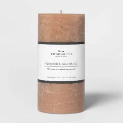 Pillar Ashwood And Palo Santo Candle Tan - Threshold™ 7 Pillar Ashwood And Palo Santo Candle Tan - Threshold™ -Threshold Décor Deals Store GUEST 9913791a f1ef 43d9 aaea 68b743474f9b