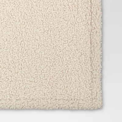 Teddy Boucle Throw Blanket - Threshold™ 3 Teddy Boucle Throw Blanket - Threshold™ - Image 3