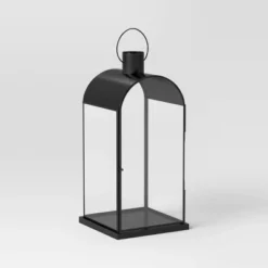 Metal Lantern Black - Threshold™ 8 Metal Lantern Black - Threshold™ -Threshold Décor Deals Store GUEST a596826e 4e42 467a b1af ad31b3a1763b