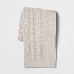 Cable Knit Chenille Throw Blanket - Threshold™ -Threshold Décor Deals Store GUEST aca2865a dcc5 4732 8e26 c7e2a1b173ac