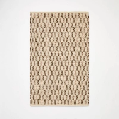 Checkered Stripe Rug Brown - Threshold™ Designed With Studio McGee 4 Checkered Stripe Rug Brown - Threshold™ Designed With Studio McGee - Image 4