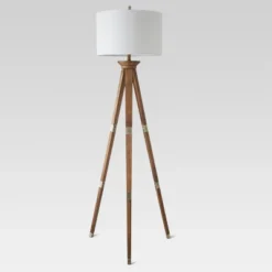 Oak Wood Tripod Floor Lamp Dark Brown - Threshold™ 20 Oak Wood Tripod Floor Lamp Dark Brown - Threshold™ -Threshold Décor Deals Store GUEST b5ab96e0 432f 4e8b 8afb fa38a8c1b3fe