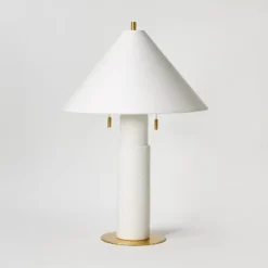 Ceramic Table Lamp With Tapered Shade White - Threshold™ Designed With Studio McGee -Threshold Décor Deals Store GUEST bb7258ec 5cd1 4f4f 84fa 7992eea042f1