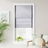 1pc Light Filtering Cordless Linen Blend Roman Window Shade Gray - Threshold™