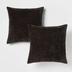 2pk Chenille Square Throw Pillows - Threshold™ -Threshold Décor Deals Store GUEST bdea0f6e 1816 4d8e 815f 6f253cfd7c48