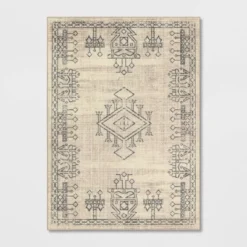Hancock Distressed Center Motif Rug Beige - Threshold™ 9 Hancock Distressed Center Motif Rug Beige - Threshold™ -Threshold Décor Deals Store GUEST be876dc4 ac47 4320 bfe0 7a03c9caedf2