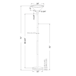 Torchiere Floor Lamp With Glass Shade - Threshold™ 7 Torchiere Floor Lamp With Glass Shade - Threshold™ -Threshold Décor Deals Store GUEST c7fec30d 8931 49bc 9a02 88a2579d0c38