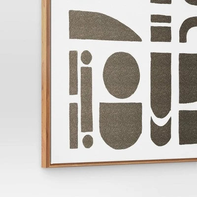 (Set Of 2) 24" X 30" Morphology Framed Wall Canvases Gold - Threshold™ 5 (Set Of 2) 24" X 30" Morphology Framed Wall Canvases Gold - Threshold™ - Image 5