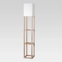 Alabaster Shelf Floor Lamp Light Brown - Threshold™ -Threshold Décor Deals Store GUEST df99c542 8aed 4400 b673 647729a83bd4