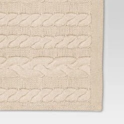Chunky Cable Knit Reversible Throw Blanket - Threshold™ -Threshold Décor Deals Store GUEST e43d4412 1e42 492b 9e55 7ef19991c7c5