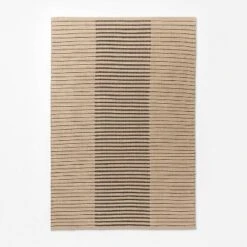 Reseda Hand Woven Striped Jute Cotton Area Rug Black - Threshold™ Designed With Studio McGee -Threshold Décor Deals Store GUEST ea6b28cd 1b12 4072 b63a 36f0919cca86