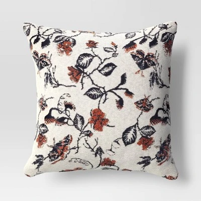 Halloween Botanical Woven Cotton Square Halloween Throw Pillow - Threshold™ 5 Halloween Botanical Woven Cotton Square Halloween Throw Pillow - Threshold™ - Image 5
