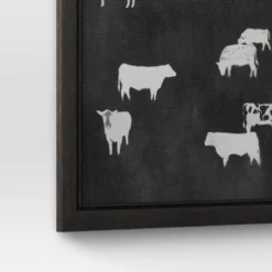 (Set Of 2) 12" X 12" Cow Collection II Framed Wall Canvases - Threshold™ -Threshold Décor Deals Store GUEST ed6cea91 4424 4805 8aee 4c4271b75676