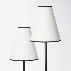 2-Head Floor Lamp With Trimmed Shade Black (Includes LED Light Bulb) - Threshold™ Designed With Studio McGee -Threshold Décor Deals Store GUEST f035995d f7b3 4db1 a0dd 1617e77b28a8