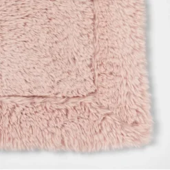 Long Faux Fur Throw Blanket Blush - Threshold™ -Threshold Décor Deals Store GUEST f380007d c6aa 42de 842c e51acf762a52