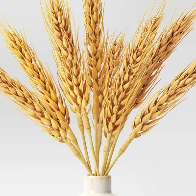 Wheat Arrangement In Ceramic Pot - Threshold™ 2 Wheat Arrangement In Ceramic Pot - Threshold™ - Image 2