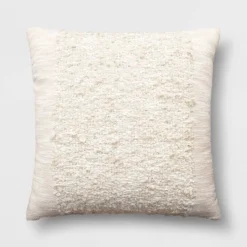 Textural Solid Square Throw Pillow - Threshold™ -Threshold Décor Deals Store GUEST f94a454f 688c 4595 82fe 2525b3a6f81a