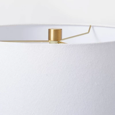 Large Ceramic Jar Table Lamp (Includes LED Light Bulb) Gray - Threshold™ Designed With Studio McGee 3 Large Ceramic Jar Table Lamp (Includes LED Light Bulb) Gray - Threshold™ Designed With Studio McGee - Image 3