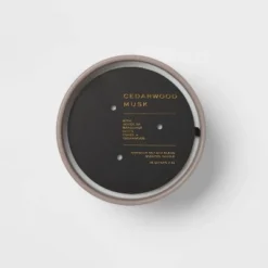 15oz Ceramic Jar 3-Wick Black Label Cedarwood Musk Candle - Threshold™ 5 15oz Ceramic Jar 3-Wick Black Label Cedarwood Musk Candle - Threshold™ -Threshold Décor Deals Store GUEST fc8996de 3023 4a2d 9f4c 9e684ced1ffe