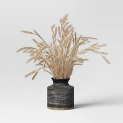 Grass Arrangement In Ceramic Pot Black - Threshold™ -Threshold Décor Deals Store GUEST feadbbf9 25c2 45e5 ba31 61ab6f1faca8